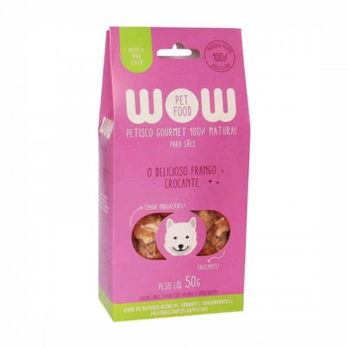 WOW CAES DELICIOSO FRANGO CROCANTE 50G