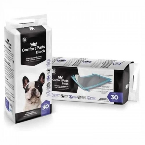 TAPETE HIGIENICO CONFORT PADS BLACK 30UN