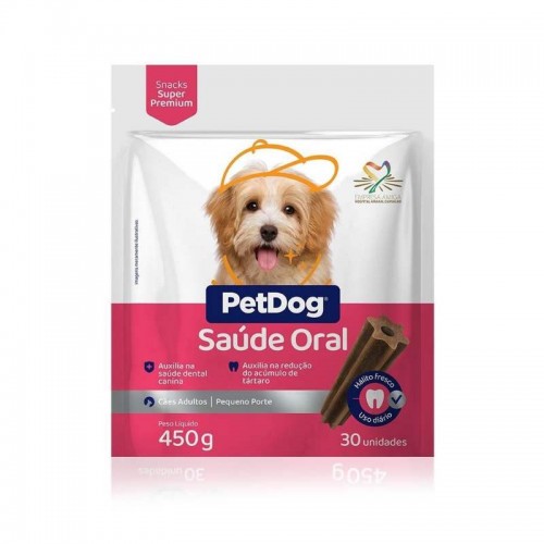 PETDOG SAUDE ORAL RACAS PEQUENAS 450GR