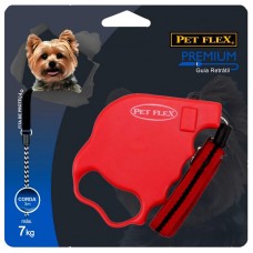 7811 - GUIA AUT. PET FLEX PREMIUM 7KG VERMELHA