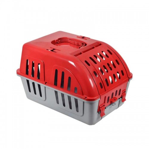 CAIXA TRANSPORTE PET 41X29X27 VERMELHA