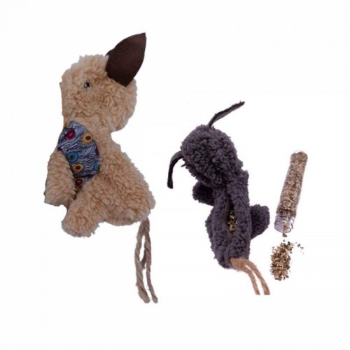BRINQUEDO GATO C/ CATNIP QUYON