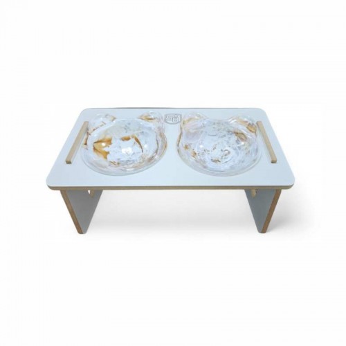 COMED. MARMORE + SUPORTE GRANDE BRANCO