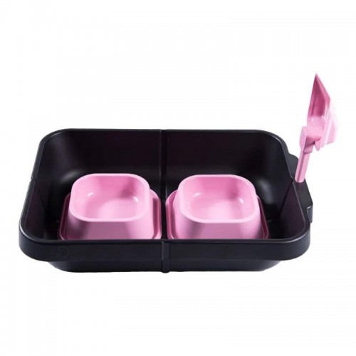 DPET KIT HIGIENICO GATO PRETO/ROSA