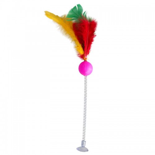 BRINQUEDO GATO VARINHA FUSS MOLA E BOLA