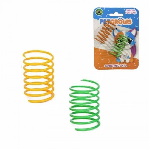 BRINQUEDO GATO ESPIRAL C/ 2UN