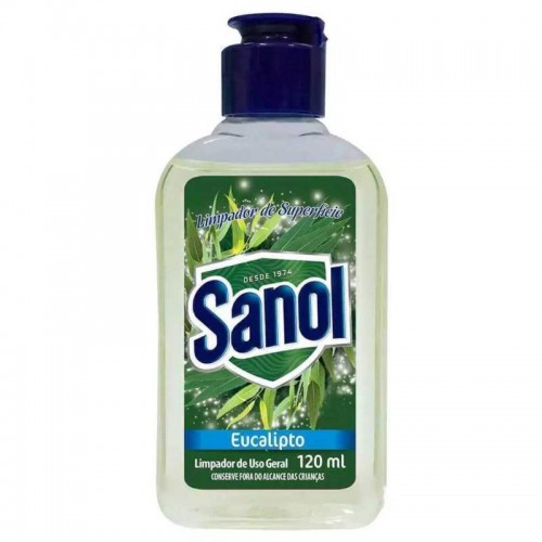 SANOL LIMPADOR CONC. EUCALIPTO 120ML