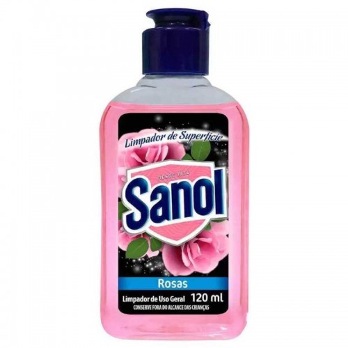 SANOL LIMPADOR CONCENTRADO ROSAS 120ML