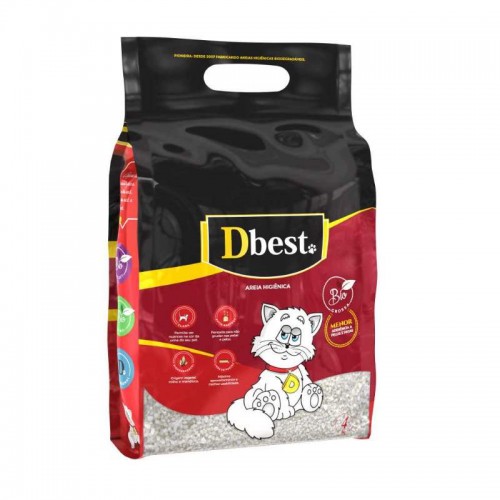 AREIA SANITARIA DBEST BIO GROSSA 4KG