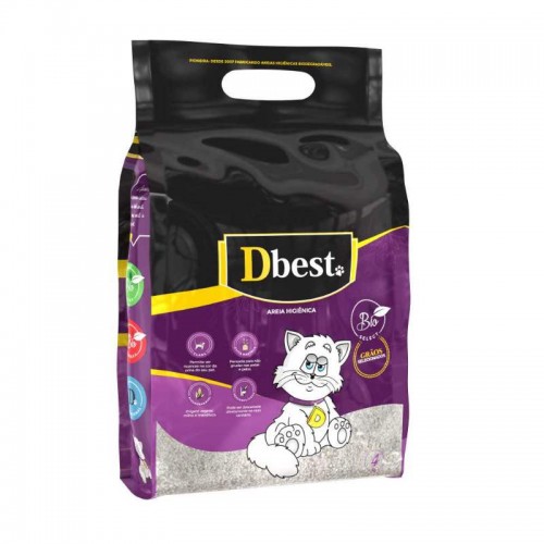 AREIA SANITARIA DBEST BIO SELECT 4KG