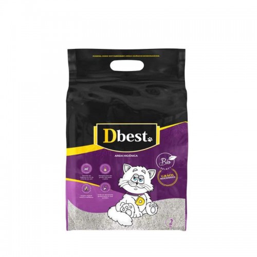 AREIA SANITARIA DBEST BIO SELECT 2KG
