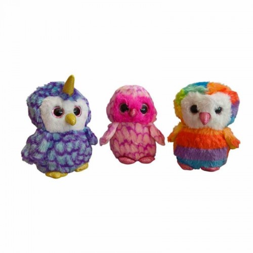 BICHINHO PELUCIA TOY CORUJA BRILHO 15CM