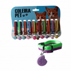 9928 - COLEIRA P/ GATOS DISPLAY 10UN BOLACHINHA