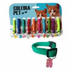 9929 - COLEIRA P/ GATOS DISPLAY 10UN URSO GOMA