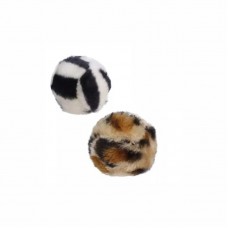 5146 - BRINQUEDO GATO BOLA PELUCIA 4CM 2UN